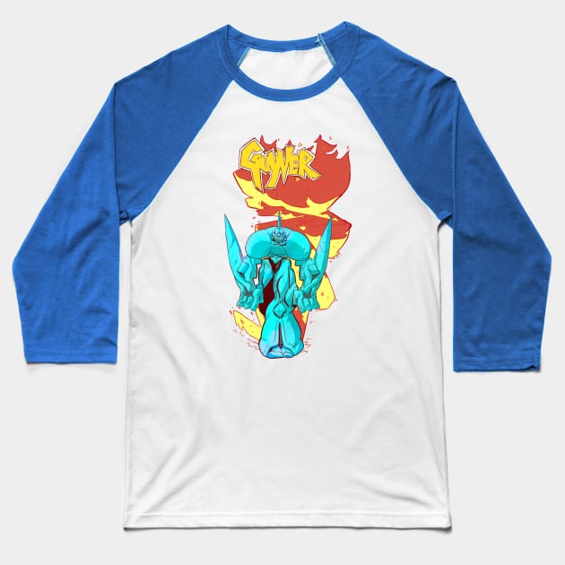 Guyver 1 Baseball T-Shirt by tinbott